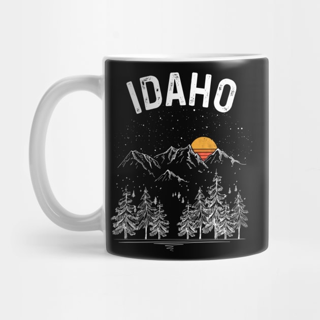 Vintage Retro Idaho State by DanYoungOfficial